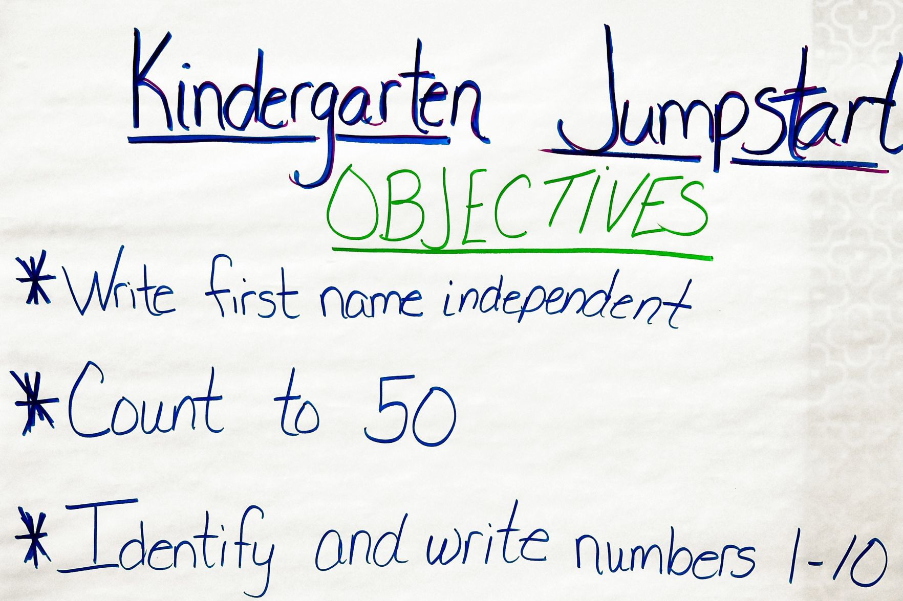 Kindergarten Jumpstart